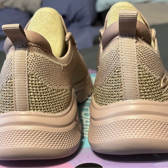 NWOB Skechers BOBS B Flex Vegan Sparkle Knit Slip-On Shoes - Fall Sparks - Picture 3 of 10